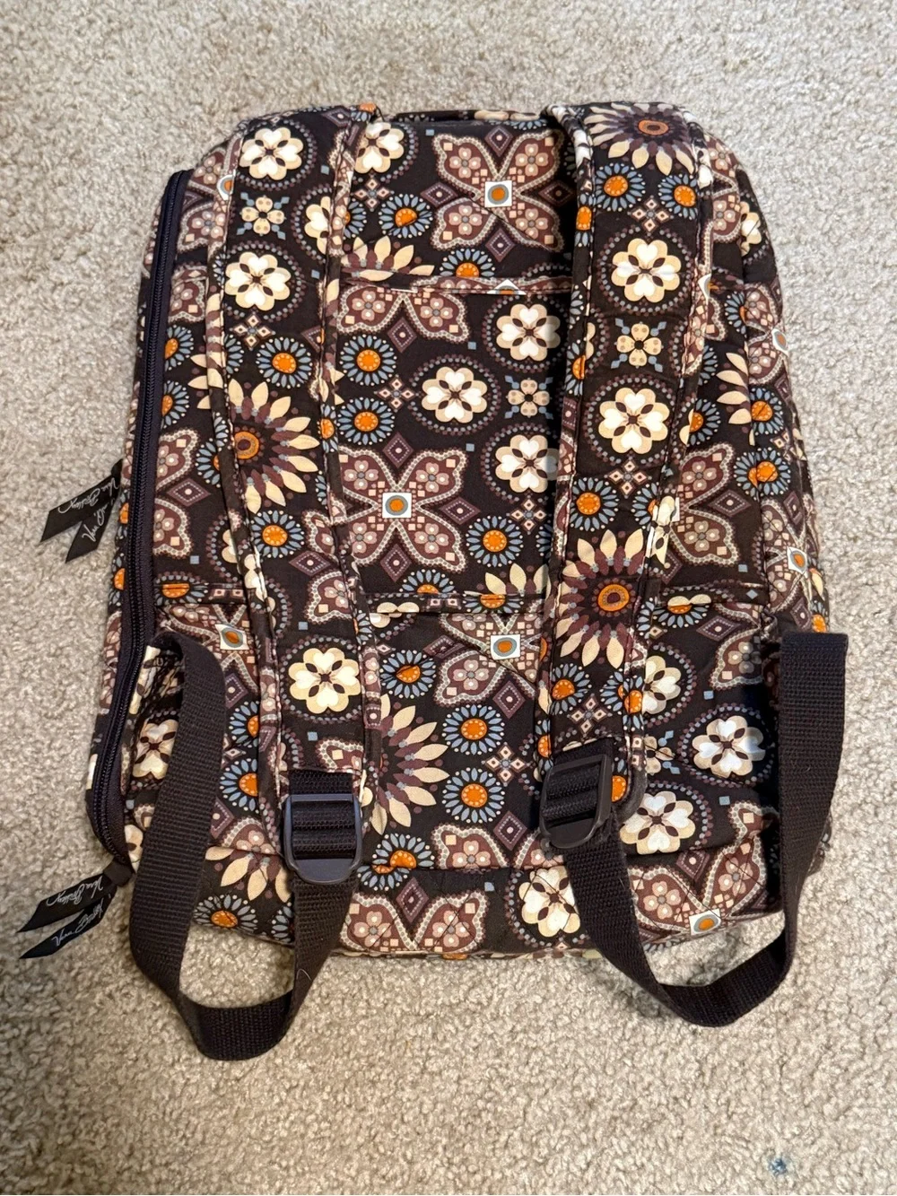 Vera Bradley 12x16 Retired Pattern Backpack with Laptop Compartment